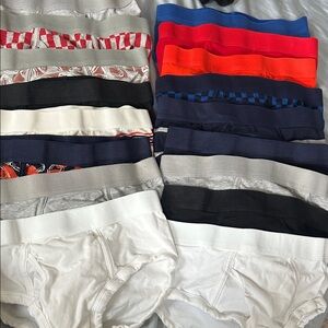 Boys Gap Cotton Briefs Pack — White, Gray, Navy, Black, Red